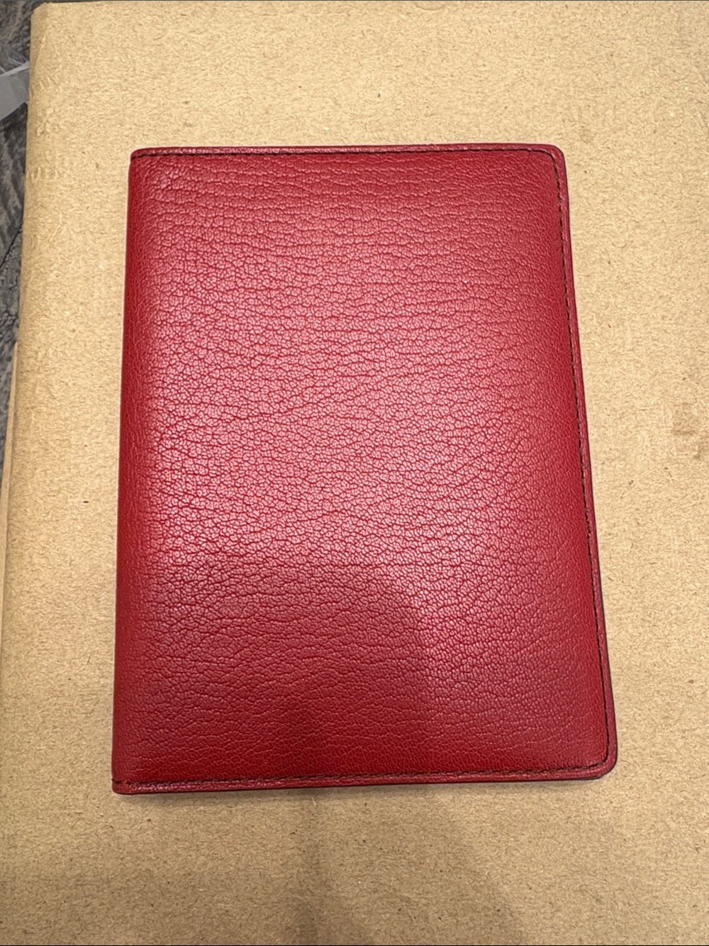 Cartier Red Leather Wallet